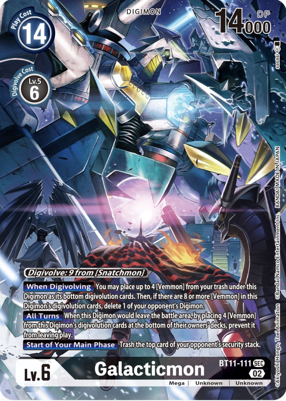 digimon card game bt11 Galacticmon [BT11-111] (Alternate Art) [Dimensional Phase] – The Warp Gate