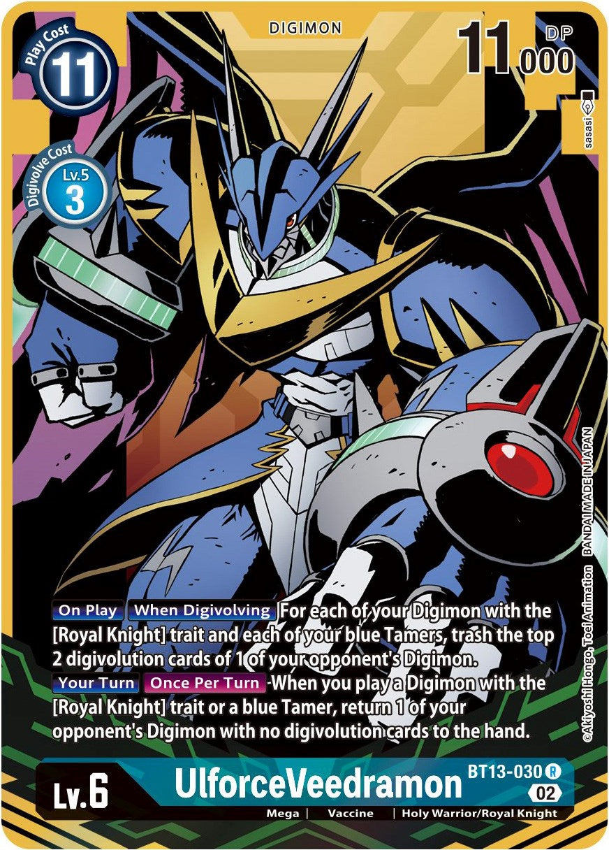 UlforceVeedramon [BT13-030] (Alternate Art) [Versus Royal Knights Boos – The Warp Gate