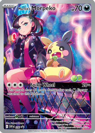 Marnie's Morpeko 206 - Holofoil SV Scarlet & Violet Promo Cards