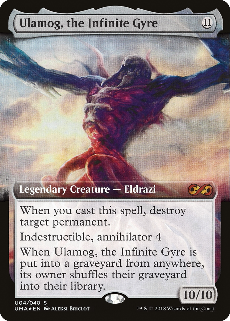 Ulamog, the Infinite Gyre (Topper) [Ultimate Masters Box Topper