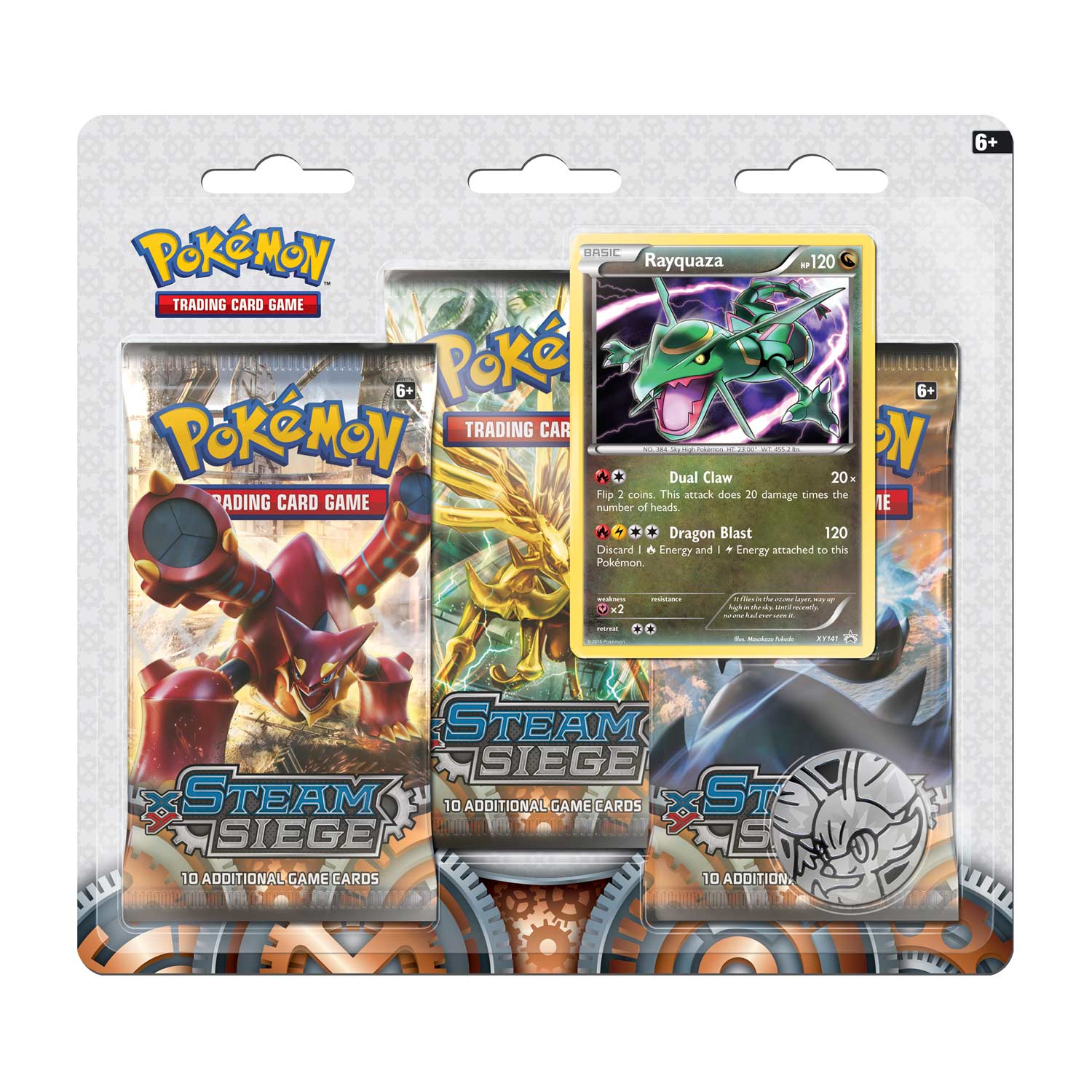 XY: Steam Siege - 3-Pack Blister (Rayquaza) The Warp Gate XY: Steam Siege - 3-Pack Blister (Rayquaza) The Warp Gate