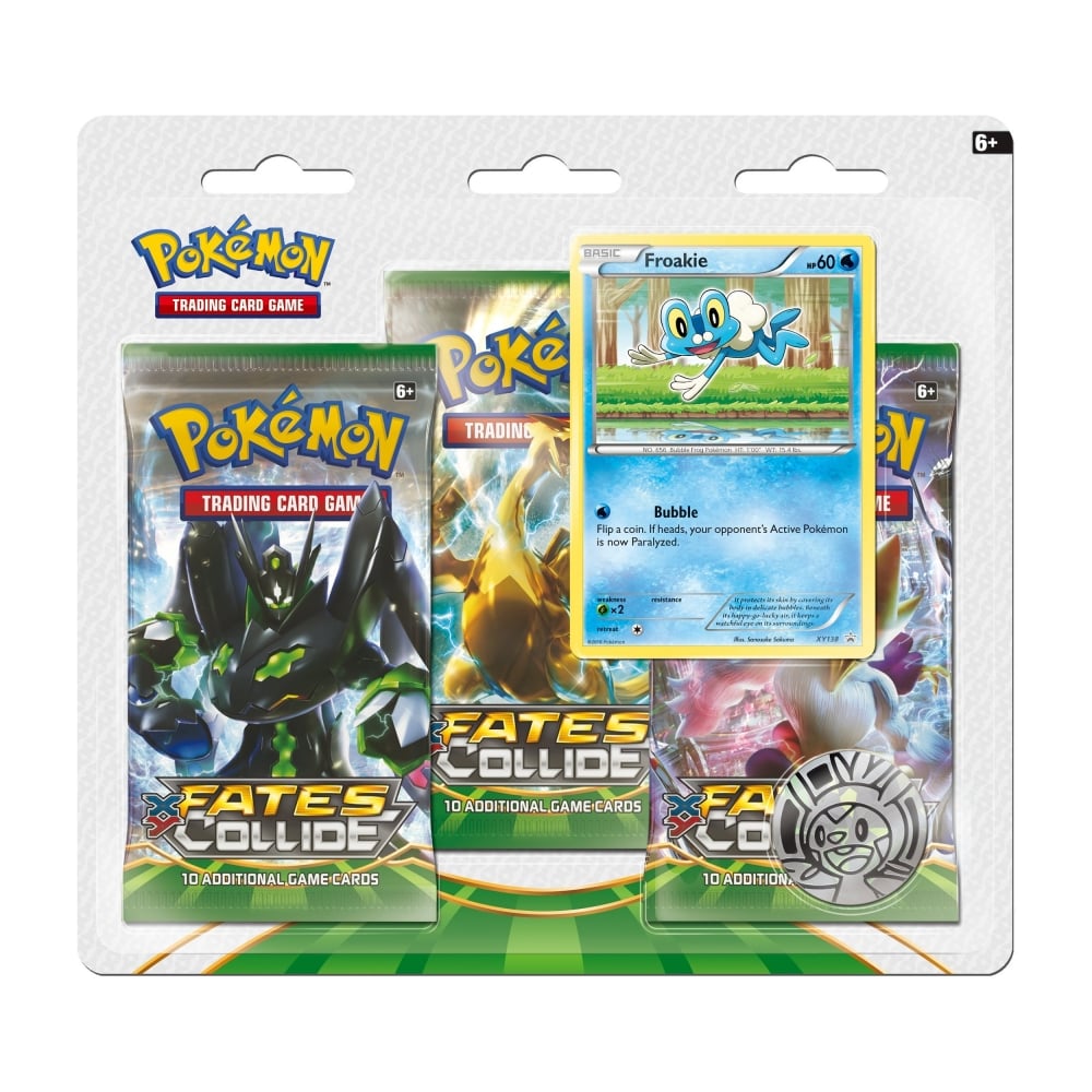 XY: Fates Collide - 3-Pack Blister (Froakie) The Warp Gate XY: Fates Collide - 3-Pack Blister (Froakie) The Warp Gate