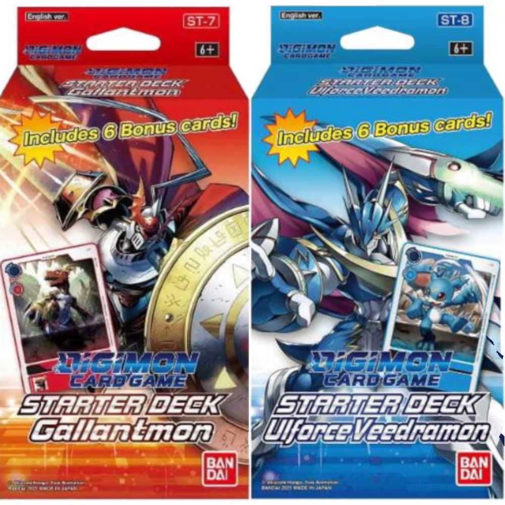 Digimon Starter Deck: Ulforce Veedramon/Gallantmon The Warp Gate Digimon Starter Deck: Ulforce Veedramon/Gallantmon The Warp Gate