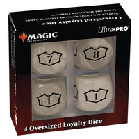 OVERSIZED LOYALTY DICE (4) WHITE