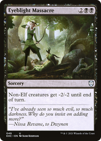 Eyeblight Massacre [Kaldheim Commander]