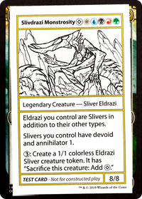 Slivdrazi Monstrosity (2021 Edition) [Mystery Booster Playtest Cards]