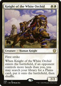Knight of the White Orchid [Commander 2021]