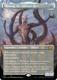Ulamog, the Infinite Gyre (Textured Foil) [Double Masters 2022]