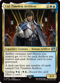Cid, Timeless Artificer (0418) -  Foil (FIN-418) - FINAL FANTASY