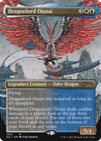 Dragonlord Ojutai (Borderless) [Secret Lair 30th Anniversary Countdown Kit]