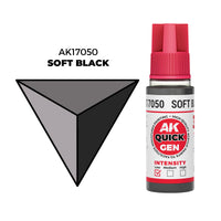 AK Interactive Quick Gen - Soft Black 18 ml
