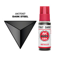 AK Interactive Quick Gen - Dark Steel 18 ml