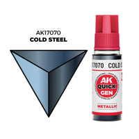 AK Interactive Quick Gen - Cold Steel 18 ml