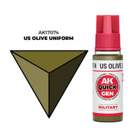 AK Interactive Quick Gen - Us Olive Uniform 18 ml