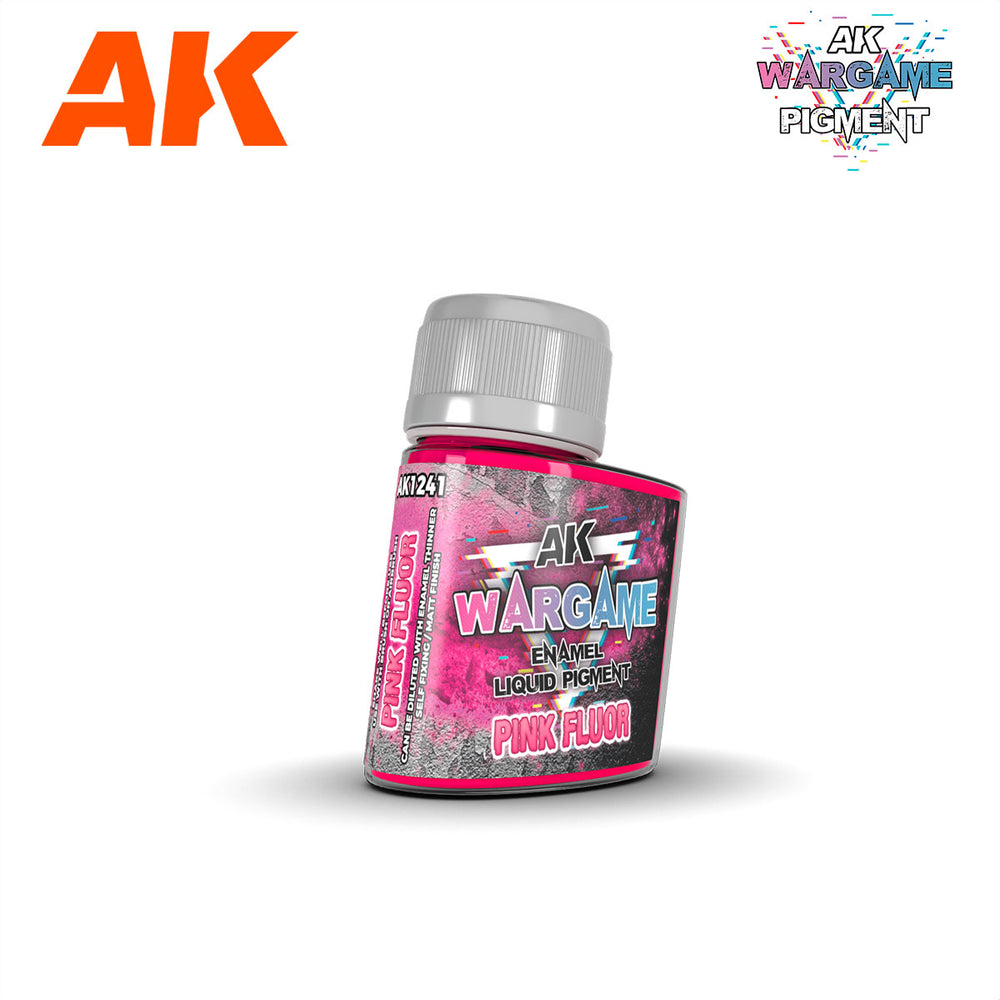AK Interactive Wargame Enamel Liquid Pigments Fluorescent Pink 35ml
