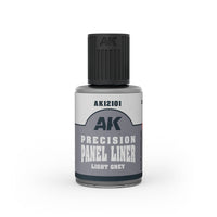 AK Interactive Precision Paneliner Light Grey (30ml)