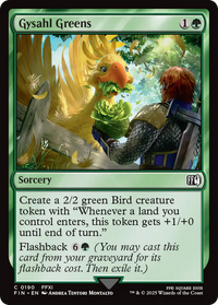 Gysahl Greens -  Foil (FIN-190) - FINAL FANTASY