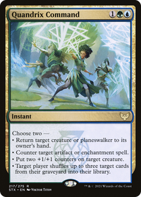 Quandrix Command [Strixhaven: School of Mages]