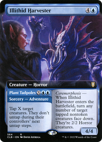 Illithid Harvester // Plant Tadpoles (Extended Art) [Commander Legends: Battle for Baldur's Gate]