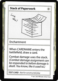 Stack of Paperwork (2021 Edition) [Mystery Booster Playtest Cards]