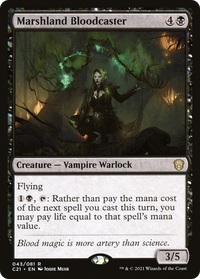 Marshland Bloodcaster [Commander 2021]