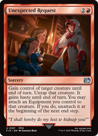 Unexpected Request -  Foil (FIN-167) - FINAL FANTASY