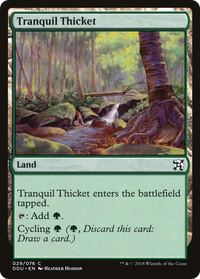 Tranquil Thicket [Duel Decks: Elves vs. Inventors]
