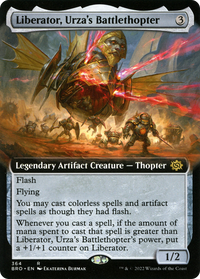 Liberator, Urza's Battlethopter (Extended Art) [The Brothers' War]