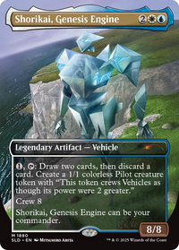 Shorikai, Genesis Engine (SLD-1880) - Secret Lair Drop (Borderless) Foil