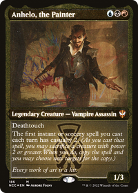 Anhelo, the Painter (Display Commander) - Thick Stock -  Foil (NCC-186) - New Capenna Commander