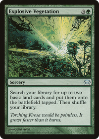 Explosive Vegetation [Planechase]