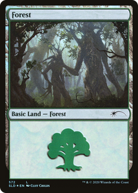 Forest (Tree Hugging) (572) [Secret Lair Drop Promos]