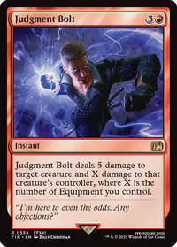 Judgment Bolt -  (FIN-559) - FINAL FANTASY