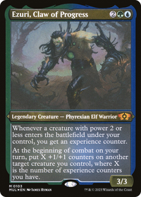 Ezuri, Claw of Progress (Foil Etched) -  Foil (MUL-103) - Multiverse Legends
