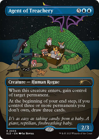 Agent of Treachery (SLD-2005) - Secret Lair Drop (Borderless) Foil
