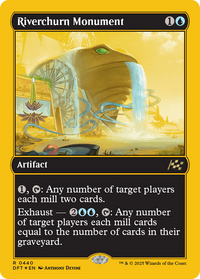 Riverchurn Monument -  Foil (DFT-440) - Aetherdrift