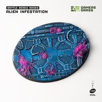 Battle Ready Bases: Alien Infestation- Oval 120mm (x1)