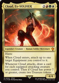 Cloud, Ex-SOLDIER -  Foil (FIC-002) - Commander: FINAL FANTASY