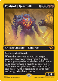 Coalstoke Gearhulk -  Foil (DFT-477) - Aetherdrift