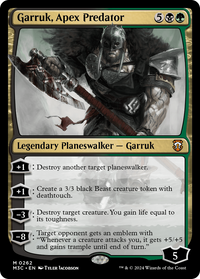 Garruk, Apex Predator -  Foil (M3C-262) - Modern Horizons 3 Commander