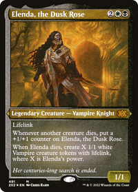 Elenda, the Dusk Rose (Foil Etched) -  Foil (2X2-491) - Double Masters 2022