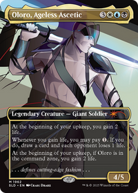 Oloro, Ageless Ascetic -  (Borderless) Foil (SLD-1962) - Secret Lair Drop