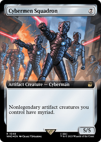Cybermen Squadron (Extended Art) (Surge Foil) [Doctor Who]
