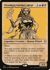 Dynaheir, Invoker Adept (Showcase) [Commander Legends: Battle for Baldur's Gate]