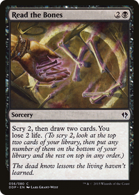 Read the Bones [Duel Decks: Zendikar vs. Eldrazi]