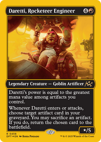 Daretti, Rocketeer Engineer -  Foil (DFT-458) - Aetherdrift