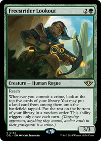 Freestrider Lookout (Promo Pack) [Outlaws of Thunder Junction Promos]