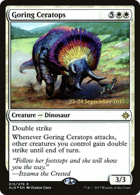 Goring Ceratops [Ixalan Prerelease Promos]