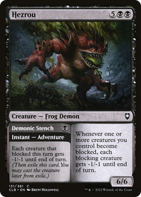Hezrou // Demonic Stench [Commander Legends: Battle for Baldur's Gate]