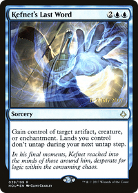 Kefnet's Last Word [Hour of Devastation Prerelease Promos]